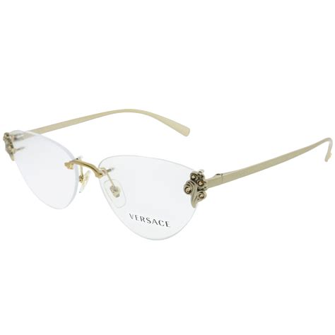 replica versace reading glasses|rimless versace eyeglasses.